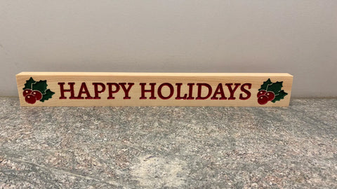 “Happy Holidays” Sign