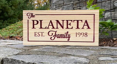 Custom Family Signs