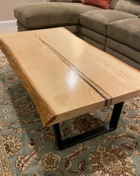 Live Edge Ash Coffee Table