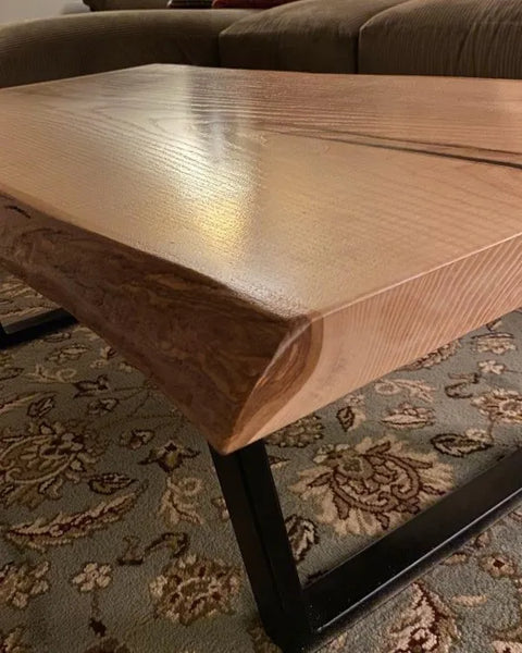 Live Edge Ash Coffee Table