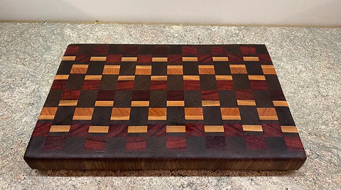 "Complete Chaos!" - End Grain Cutting Board