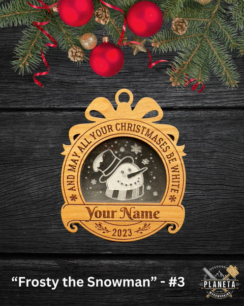 "Frosty the Snowman" - Personalized Ornament