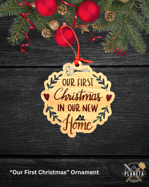 "Our First Christmas" - Ornament