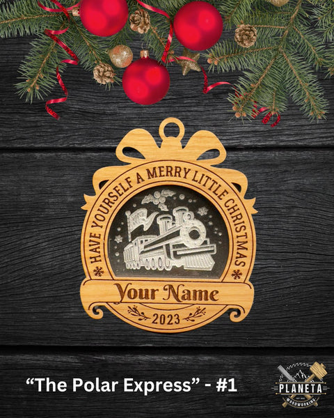 "Polar Express" - Personalized Ornament